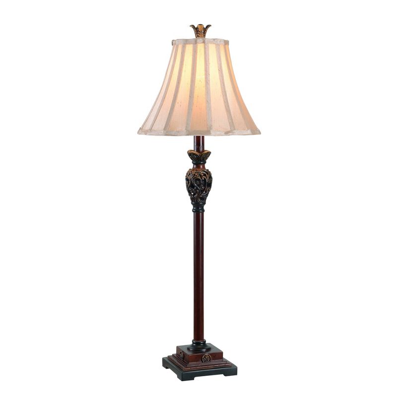 Kenroy Iron Lace Buffet Lamp  - Golden Ruby, 1 of 12