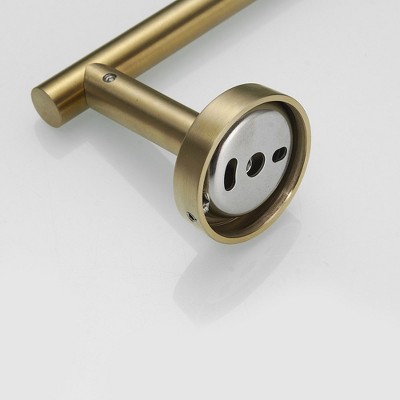 Brushed Gold Stainless Steel Wall Mounted Toilet Paper Holder