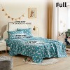 HLC.ME Printed Kids Bed Sheets Set - Wrinkle Resistant & Ultra Soft - Fits Mattresses up to 15 Inches Deep - 3 of 4