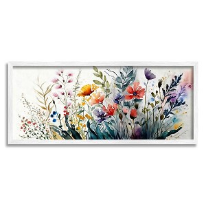 Stupell Industries Bold Floral Hues Blooming Nature Framed Giclee - 1 of 4