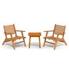 vidaXL Patio Dining Set Solid Acacia Wood - 2 of 4