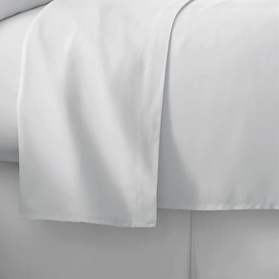 Luxurious White Full Cotton Sateen 4-Piece Sheet Set