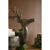 Rustic Metal Reindeer Planter – Holiday Plant Display Set of 2 by Kalalou - 4 of 4