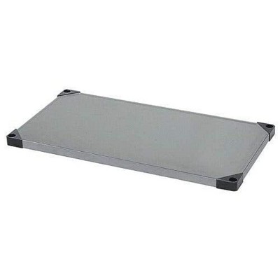 Quantum Storage Systems Shelf, Solid, 24"W X 24"D, 300 - 600 Lb. Capacity, Double Hemmed Perimeter With Marine Edge, 18 Gauge, Galvanized Steel, Nsf