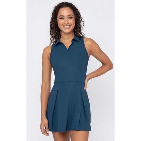 90 Degree By Reflex Womens Lux Dress With Built-in Bra And Shorts - Simply  Green - Large : Target