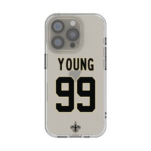 NFL New Orleans Saints Players Game Tactic Clear Cell Phone Case for Apple iPhone - 1 of 4