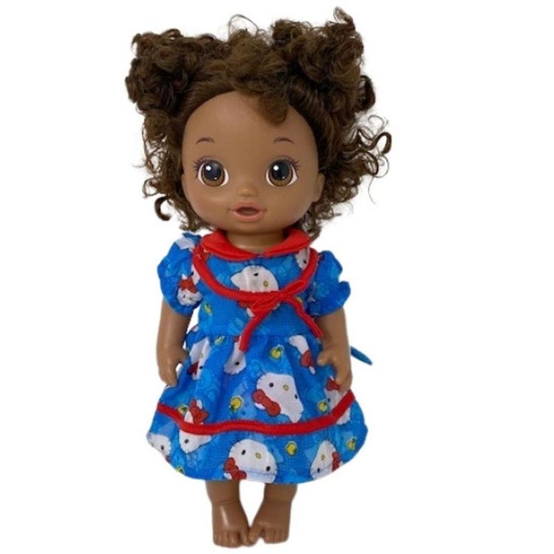 Doll Clothes Superstore Kitten Cute Dress Fits Some Baby Alive And Little Baby Dolls, 3 of 5