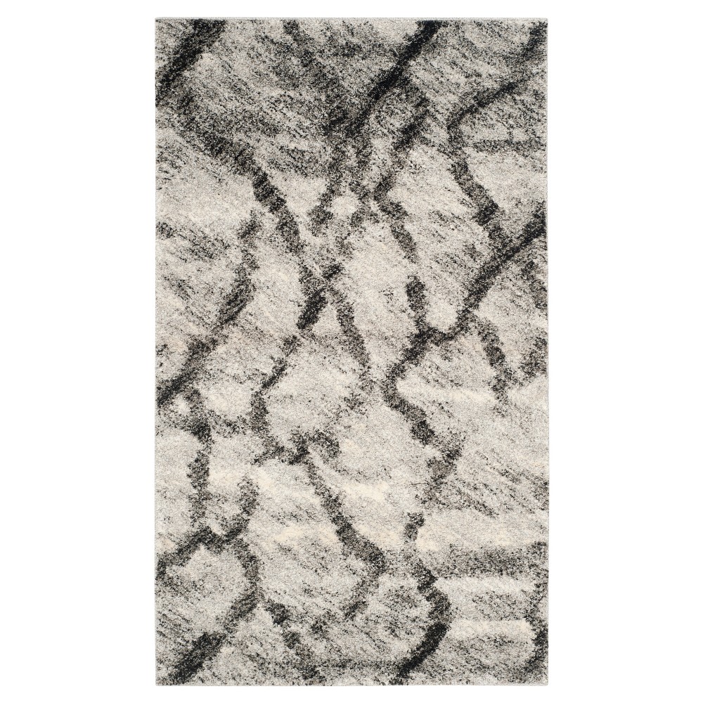 Altair Area Rug - Light Gray/Black (5'x8') - Safavieh