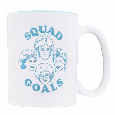 The Golden Girls Squad Golden Ceramic Coffee Mug 20 oz. Gold