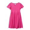 Lands' End Kids Lace Short Sleeve Dress - 2 of 3