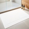 Unique Bargains 2Pcs Cotton Banded Reversible Soft Plush Absorbent Bathtub Mat - 2 of 4