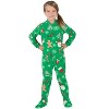 Footed Pajamas - Tis The Season Toddler Fleece One Piece - 3 of 4