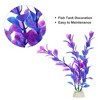Unique Bargains Plastic Artificial Water Plants Aquarium Decorations Purple 7.28" Heigh 1 Pc - 3 of 4