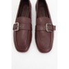 Clarion - Burgundy Brown Leather Loafers (Women) | Forever & Always Shoes - 2 of 4