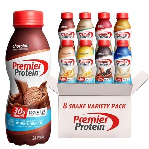 Premier Protein, Protein Shake, 8 Flavor Variety Pack - 11.5 Fl Oz (Pack of 8) - 1 of 4