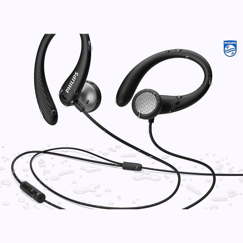 Philips Ear-Hook sports headphones with mic TAA1105BK, 5 of 9