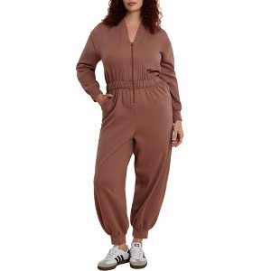 ELOQUII Elements Knit Jumpsuit - 1 of 2