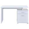 PAGED 47.25" L Home Office Desk Reversible Computer Desk with Storage Drawers and File Cabinet for Office - 3 of 4