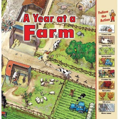 A Year at a Farm - (Time Goes by) by  Nicholas Harris (Paperback)