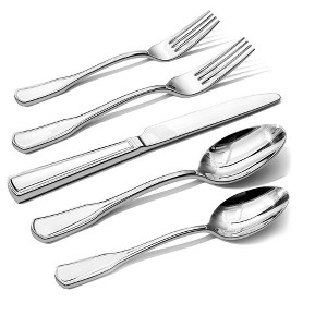 Itopfox 40-Piece Silverware Set, 18/10 Stainless Steel Flatware for 8, Tableware Cutlery Set, Utensil Sets for Home Restaurant, Mirror Finish - 1 of 4