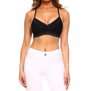 Women's Supersoft Lace Triangle Bralette - Yelete - 1 of 2