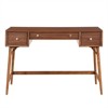 Frolic Wood Counter Height Writing Desk in Brown - Lexicon - 2 of 4