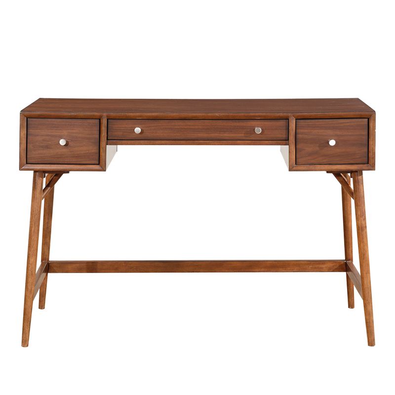 Frolic Wood Counter Height Writing Desk in Brown - Lexicon, 2 of 5