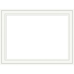 Amanti Art Craftsman White Framed Dry Erase Magnetic Board - 1 of 4