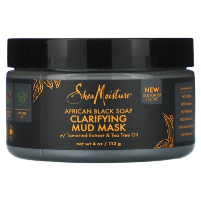 SheaMoisture African Black Soap Problem Skin Facial Mask, 4 Ounce