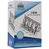 Nadex Coins™ 4-Barrel Steel Coin Dispenser Money Changer with Belt Clips in Silver - 3 of 4