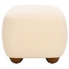 Whitley Rectangular Ottoman With Wood Legs - OTT1302 - Safavieh - 3 of 4