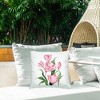 Stupell Industries Province Tulips in Pink Outdoor Decorative Throw Pillow, 18 x 18 - 3 of 3
