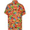 LA LEELA Men's Hawaiian Shirts Short Sleeve Button Down Shirt Mens Shirts Casual Beach Holiday Hawaii Island Shirts for Men - image 2 of 3