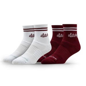 NCAA Mississippi State Bulldogs 2pk Solid Socks : Target