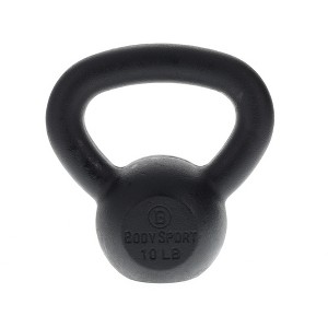 BodySport Cast Iron Kettlebells – Strength Training Kettlebell for Weightlifting, Core Training, & Conditioning - 1 of 4