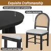 Retro 5-Pc Extendable Round Dining Set: Table & 4 Chairs, Space-Saving for Kitchens & Dining Rooms - 4 of 4