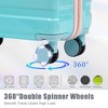 MAYEERTY 3-Piece Luggage Set (20"/24"/28") - PP Spinner Wheels, Carry-On, Matching Color, Combination Lock - 4 of 4