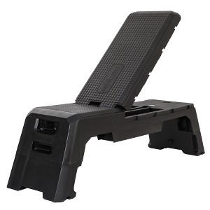 HolaHatha Adjustable Multi-Functional Exercise Bench Foldable Incline Deck, Compact Design - 1 of 4