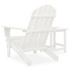 vidaXL Garden Chair White Solid fir wood Standard Ergonomic - 4 of 4