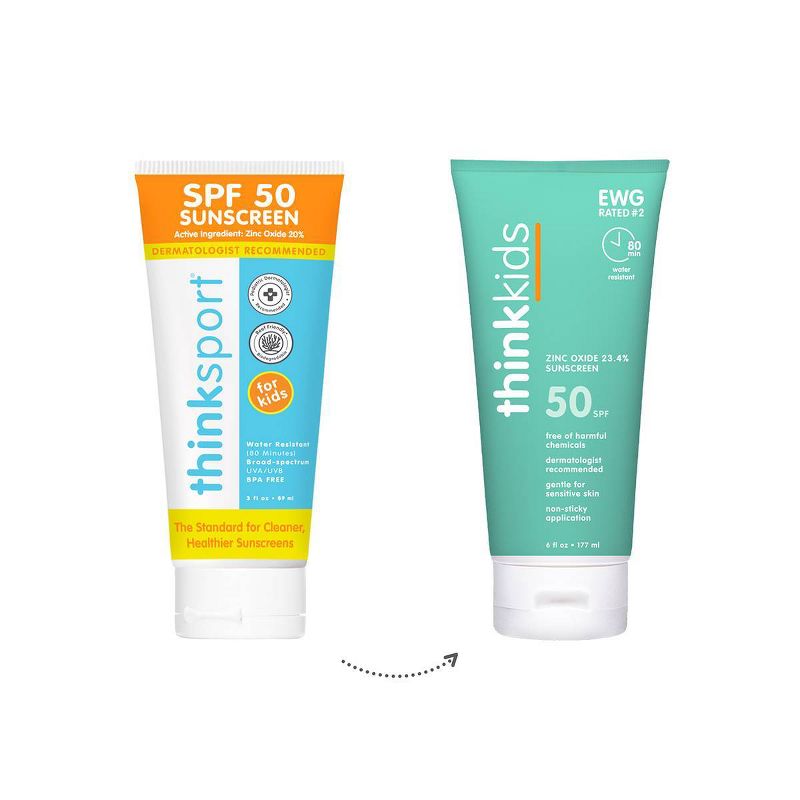 Thinksport Mineral Kids Sunscreen Lotion - SPF 50, 3 of 20
