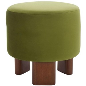Mista Ottoman With Wood Legs - OTT1310 - Safavieh - 1 of 4