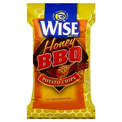 Wise Honey BBQ Potato Chips - 6.75oz