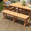 WestinTrends  Outdoor Patio Dining Bench - 2 of 4