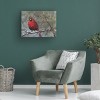 Trademark Fine Art - Marilyn Wendling  Cardinal in Snow I Canvas Art - 3 of 4