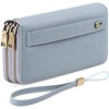 FATMOON Women’s Wallet - RFID Blocking Large Capacity Vegan Leather Clutch Wallet with Wristlet –Secure & Spacious for Daily Use,Travel - 2 of 4