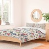 Deny Designs King Wagner Campelo Rose Fruits Duvet Cover and Pillow Shams: Abstract Non-Woven Comforter Set - 3 of 4