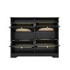 Maliang Tipping Bucket Shoe Cabinet with 4 Flip Drawers, Entryway Shoe Organizer, Freestanding Shoe Rack with 2 Hooks for Hallway - 2 of 4