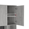 NicBex 74 Inch Tall Kitchen Pantry Storage Cabinet with Charging Station,LED Lights,6 Doors and 2 Drawers for Bathroom,Kitchen - 4 of 4