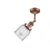 Bell - 1 Light Semi-Flush Mount In Industrial Style-13.5 Inches Tall and 5 Inches Wide - 3 of 3