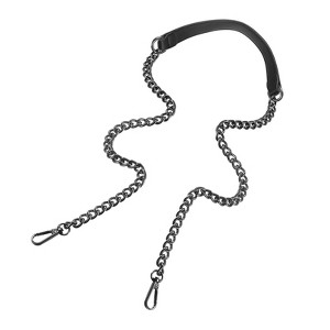 Unique Bargains Metal Corrosion-Resistant PU Leather Purse Flat Chain Strap - 1 of 4
